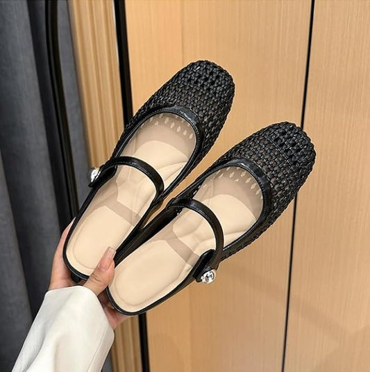 Woven Comfort Mules