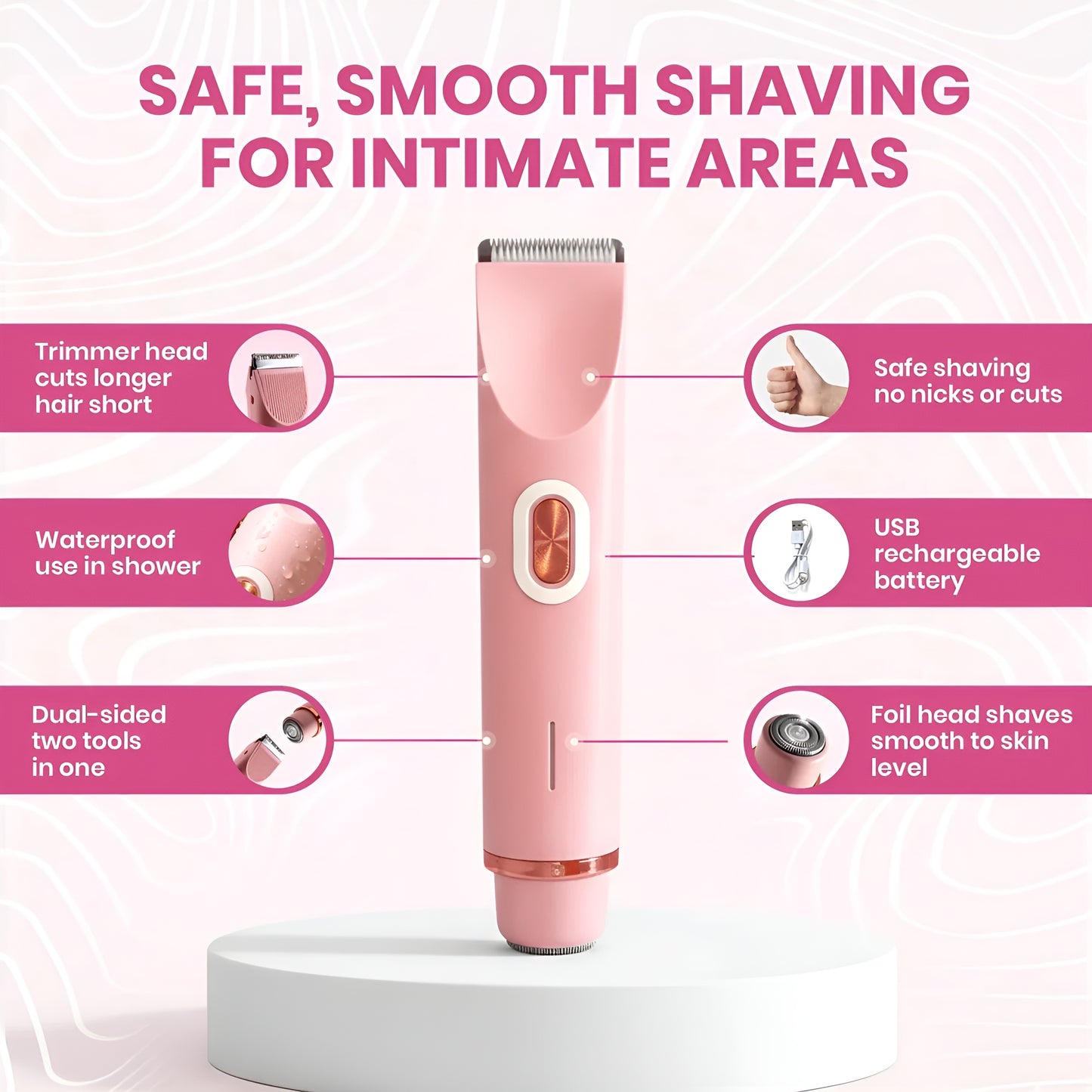 2‑in‑1 Bikini & Body Trimmer